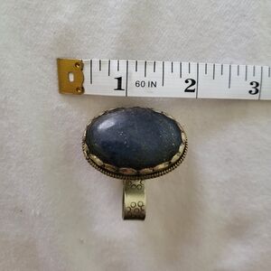 Lapis and Silver Pendant